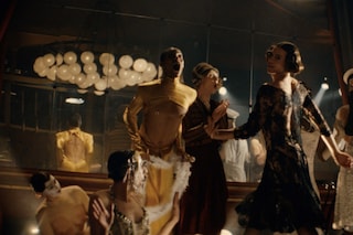Performers on stage of the Eldorado.