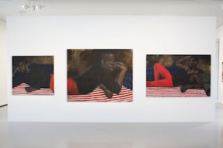 Paintings Lynette Yiadom-Boakye Bourse de Commerce Paris