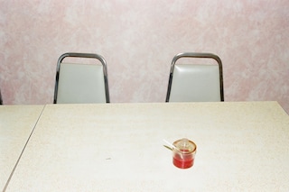 lorena lohr - untitled (chairs and hot sauce)