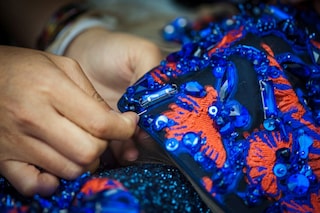Mary Katrantzou SS15, womenswear, Dazed backstage