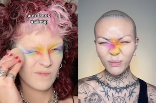 Beetlejuice lips anti-Botox make-up tweakments