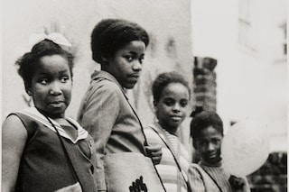 Neil Kenlock, “Black Panther school bags” (1970, printed 201