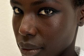 Gucci SS25 beauty Sabato de Sarno hair make-up MFW