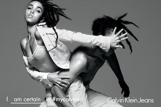 FKA twigs and Kaner Flex for Calvin Klein Jeans SS16 campaig