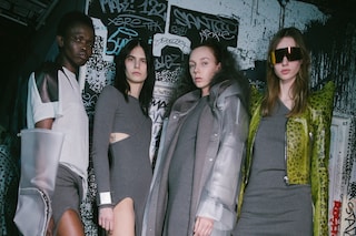 Backstage at the AW20 Rick Owens fashion show 3