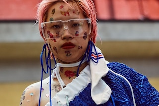 Backstage at Carmen Chan, Central Saint Martins BA 2016