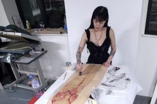 Jonah Slater and BTS of the Dilara Findikoğlu’s AW25 dress