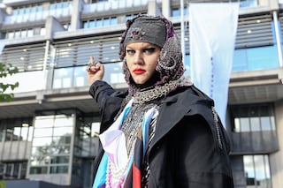 Trans rights protest at the LGB Alliance conference1