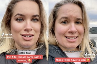 TikTok filter bold glamour