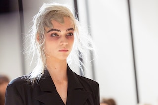 Backstage at Yohji Yamamoto SS15 Dazed