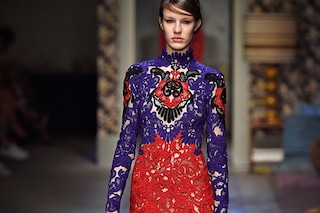 Erdem AW15, Riding Boots, Evening Dress, Lace