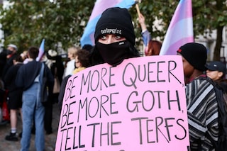 Trans rights protest at the LGB Alliance conference5