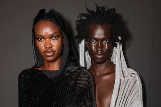 Chet Lo AW24 London crying make-up isamaya