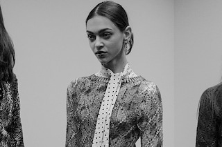 Bottega Veneta AW15 Dazed Womenswear Polkadot Neck Tie 