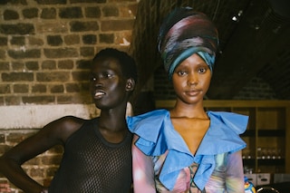 Ahluwalia AW23 LFW Dazed Cris Fragkou beauty looks