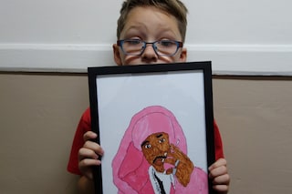 Yung Lenox, rap drawings, Dazed