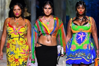 Versace SS21 Milan Fashion Week plus-size models