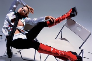 Kate Moss as Bowie for British Vogue, May 2003