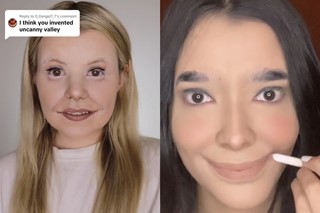 Uncanny Valley makeup beauty trend TikTok