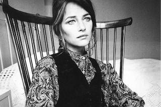 Charlotte Rampling in Yves Saint Laurent. Paris, 1970