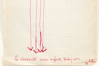 Louise Bourgeois, “La descente aux enfers, Friday 4pm (1994)