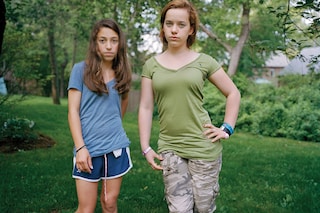 Maya and Sophia, Brookline 2011