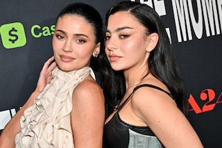 Kylie Jenner and Charli xcx at The Moment premiere