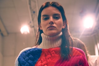 Iceberg AW15 Dazed backstage womenswear knitwear turtleneck