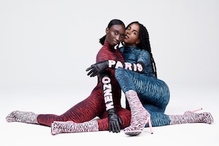Juliana Huxtable and activist Amy Sall for Kenzo x H&amp;M