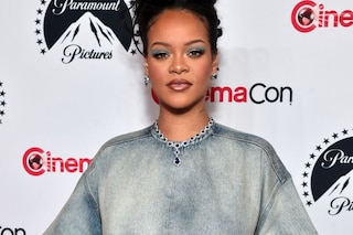 Rihanna at the Smurf gala