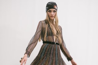 Backstage at the AW20 Dior fashion show 3