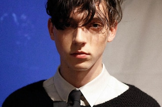 Phillip Lim AW15 Mens Paris Backstage Shirt Tie Black