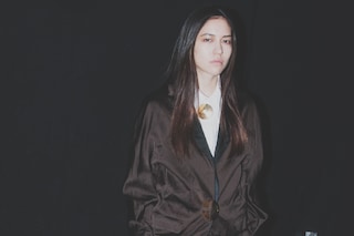 Thomas Tait AW15 backstage Dazed Womenswear London oversized