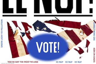 Ed Ruscha anti-Trump artwork