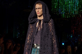 Vivienne Westwood AW15 Dazed Womenswear purple cape