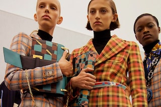 Backstage at Prada SS17 MFW Dazed