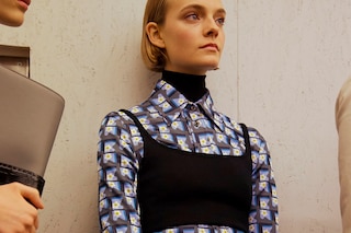 Backstage at Prada SS17 MFW Dazed