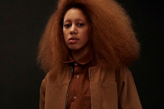 Telfar AW15 Backstage Dazed New York Brown Button Up Afro