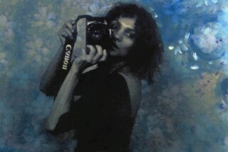  Ming Smith, Self-Portraint Blue, NYC