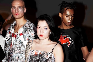 Claire Barrow backstage Fashion East SS14 by Rebec