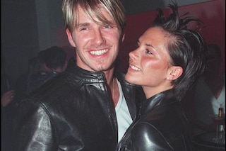 David and Victoria Beckham - Leather Jackets 01