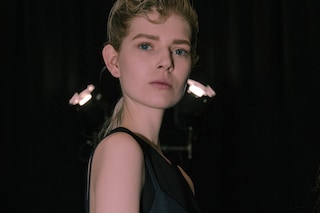 Diesel Black Gold AW15, womenswear, Dazed backstage, dress