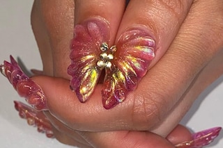 Citlali Gutierrez gummy nails