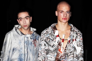 Claire Barrow backstage Fashion East SS14 by Rebec