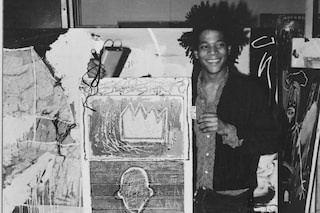 basquiat with minor success, 1982. marion busch