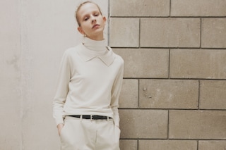 Margaret Howell AW15 Womenswear Turtle Neck Tailoring Shorts