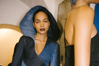 Ahluwalia AW23 LFW Dazed Cris Fragkou beauty looks