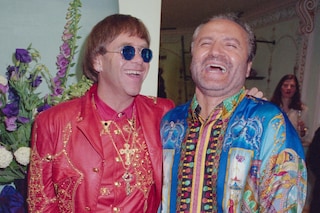 Elton John and Gianni Versace, 1992