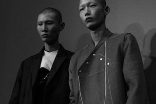 Backstage at Rick Owens paris pfw