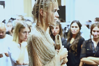 Backstage Giorgio Armani SS15 Milan Paolo Musa